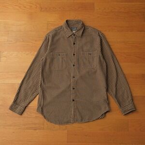 J Crew Mens Button Down Shirt Plaid Long Sleeve Casual Size M